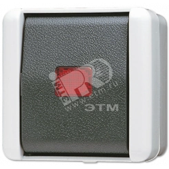 Выключатель контрольный для накладного монтажа универсальный IP44