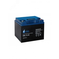 Батарея аккумуляторная 12В 40Ач со сроком службы до 12 лет HML-12-40