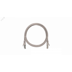 Шнур F/UTP 4 пары Кат.5e 2хRJ45/8P8C T568B 7х0165мм LSZH серый 05м Шнур F/UTP 4 пары Кат.5e 2хRJ45/8P8C T568B 7х0165мм LSZH серый 05м