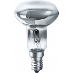 Лампа накаливания зеркальная ЗК 60вт R50 230в Е14 матовая