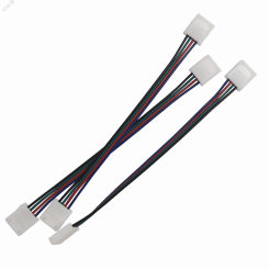 Набор коннекторов для светодиодной ленты с возможностью изгиба RGB 3 шт в упаковке Gauss