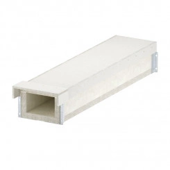 Огнестойкий кабельный канал с крышкой IE90 105x160мм