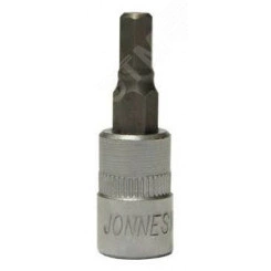 Насадка торцевая 1/4''DR с вставкой-битой шестигранной, H4, 25 мм