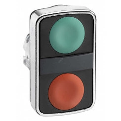 Головка кнопки двойная без маркировки Головка кнопки двойная без маркировки