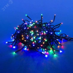 Гирлянда светодиодная с контроллером Фейерверк 3м 200 светодиодов Разноцветный свет Провод зеленый ULD-S0300-200/DGA MULTI IP20 FIRECRACKER