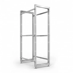 Стойка серверная NTSS OR двухрамная 37U 600-1000мм, комплект ножек, серый RAL 7035