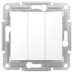 SEDNA ВЫКЛЮЧАТЕЛЬ 3-х клавишный 10AX, 230В, БЕЛЫЙ SEDNA ВЫКЛЮЧАТЕЛЬ 3-х клавишный 10AX, 230В, БЕЛЫЙ