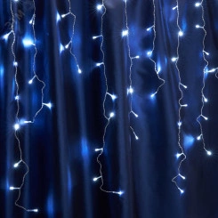 Гирлянда бахрома LED синий 5.3х0.7м IP44