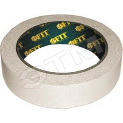 Лента клеящая двухсторонняя монтажная на вспененной основе 25 мм х 5 м черная Лента клеящая двухсторонняя монтажная на вспененной основе 25 мм х 5 м черная