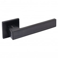 "Комплект ручек АЛЛЮР АРТ ""ЛАНА"" BL матовый черный/темно-серое дерево (8615TSD) ЗАЩИТПЛЕНКА  "