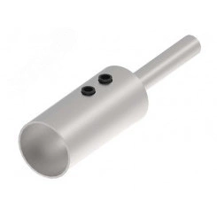 Изоляционная штанга для монтажа токоотводов 8-10 мм на безопасном расстояния L-500. Материал - нержавеющая сталь.