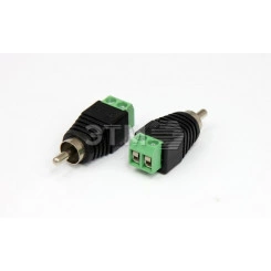 Разъем штекер RCA с клеммной колодкой Разъем штекер RCA с клеммной колодкой