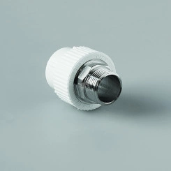 Переход 90 х 3' НР под ключ полипропиленовый PPR белый Переход 90 х 3' НР под ключ полипропиленовый PPR белый