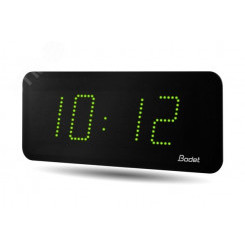 Часы цифровые STYLE II 10 (часы/минуты), высота цифр 10 см, зеленый цвет, NTP, PoE