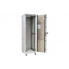 Шкаф напольный телекоммуникационный 19д24U(600x800) передняя дверь стекло