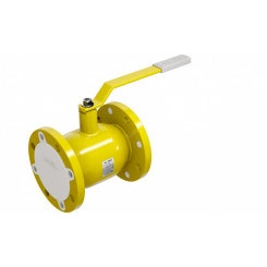 Кран шаровой газовый в длину задвижки фланцевый  DN 150 PN 16 стандартнопроходной