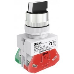 Переключатель на 3 фикс. полож. I-O-II станд. ручка 1НО+1 SchE 25052DEK