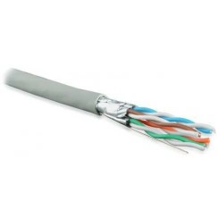 Кабель витая пара U/FTP кат.6 4х2х23AWG solid LSZH нг(А)-HF UFTP4-C6-S23-IN-LSZH-GY-500 500м (м) Hyperline 47958