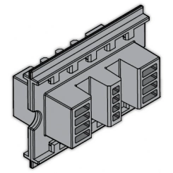 Держатель шины медной L=75мм (уп.24шт) ABB 1STQ007427A0000