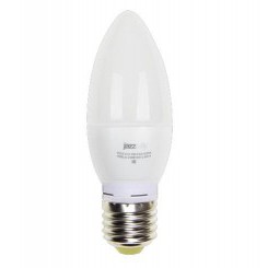 Лампа светодиодная PLED-Eco-C37 5Вт свеча 4000К нейтр. бел. E27 400лм 230В JazzWay 2855329A
