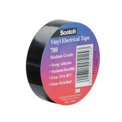 Изолента ПВХ 19мм (рул.20м) Scotch 780 черн. 3М 7000033356