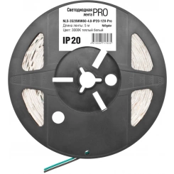 Лента светодиодная 71 703 NLS-3528WW60-4.8-IP20-12V-Pro R5 4.8Вт/м (уп.5м) тепл. бел. Navigator 71703