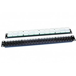 Патч-панель 19дюйм 1U RJ45 кат.5e 24 порта PP3-19-24-8P8C-C5E-110D черн. Hyperline 246095 Патч-панель 19дюйм 1U RJ45 кат.5e 24 порта PP3-19-24-8P8C-C5E-110D черн. Hyperline 246095