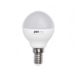 Лампа светодиодная PLED-SP G45 9Вт шар 3000К тепл. бел. E14 820лм 230В JazzWay 2859570A