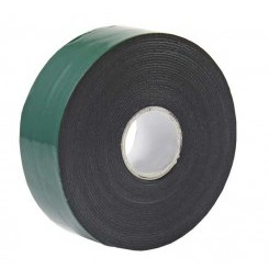 Скотч двухстор. 30ммх5м зел. на черной основе Rexant 09-6130