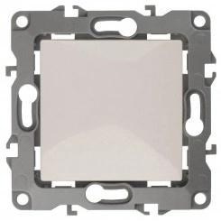 Механизм переключателя 1-кл. СП Эра12 10А IP20 12-1103-02 250В 10AX сл. кость Эра Б0014640