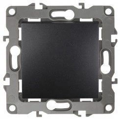 Механизм переключателя 1-кл. СП Эра12 10А IP20 12-1103-05 250В 10AX антрацит Эра Б0014643