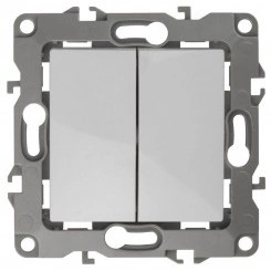 Механизм выключателя 2-кл. СП Эра12 10А IP20 12-1104-01 250В 10AX бел. Эра Б0014645 Механизм выключателя 2-кл. СП Эра12 10А IP20 12-1104-01 250В 10AX бел. Эра Б0014645