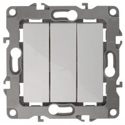 Механизм выключателя 3-кл. СП Эра12 10А IP20 12-1107-01 250В 10AX бел. Эра Б0014669 Механизм выключателя 3-кл. СП Эра12 10А IP20 12-1107-01 250В 10AX бел. Эра Б0014669