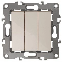 Механизм выключателя 3-кл. СП Эра12 10А IP20 12-1107-02 250В 10AX сл. кость Эра Б0014670 Механизм выключателя 3-кл. СП Эра12 10А IP20 12-1107-02 250В 10AX сл. кость Эра Б0014670