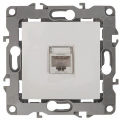 Розетка компьютерная Эра12 12-3107-01 RJ45 бел. Эра Б0014723 Розетка компьютерная Эра12 12-3107-01 RJ45 бел. Эра Б0014723