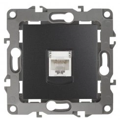 Розетка компьютерная Эра12 12-3107-05 RJ45 антрацит Эра Б0014727 Розетка компьютерная Эра12 12-3107-05 RJ45 антрацит Эра Б0014727