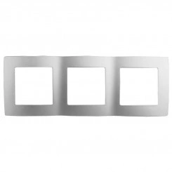 Рамка 3-м 12-5003-03 алюм. ЭРА Б0014763 Рамка 3-м 12-5003-03 алюм. ЭРА Б0014763