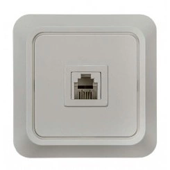 Розетка телефонная 1-м СП Bolleto 7034 16А IP20 бел. ASD / IN HOME 4690612000398 Розетка телефонная 1-м СП Bolleto 7034 16А IP20 бел. ASD / IN HOME 4690612000398