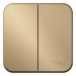 Выключатель 2-кл. ОП Blanca 10А IP20 (сх. 5) 250В с изолир. пластиной титан SchE BLNVA105014 Выключатель 2-кл. ОП Blanca 10А IP20 (сх. 5) 250В с изолир. пластиной титан SchE BLNVA105014