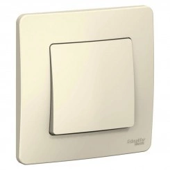 Выключатель 1-кл. СП Blanca 10А IP20 (сх. 1) 250В молочн. SchE BLNVS010102 Выключатель 1-кл. СП Blanca 10А IP20 (сх. 1) 250В молочн. SchE BLNVS010102