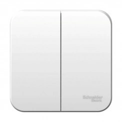 Выключатель 2-кл. ОП Blanca 6А IP20 (сх. 5) 250В бел. SchE BLNVA065001