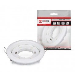 Светильник светодиодный GX53R-standard GX53 230В встраив. точечный метал. бел. IN HOME 4690612008400 Светильник светодиодный GX53R-standard GX53 230В встраив. точечный метал. бел. IN HOME 4690612008400