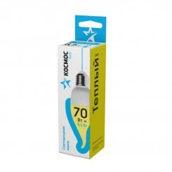 Лампа светодиодная CW 8.5Вт 220В E27 3000К КОСМОС LkecLED8.5wCWE2730 Лампа светодиодная CW 8.5Вт 220В E27 3000К КОСМОС LkecLED8.5wCWE2730