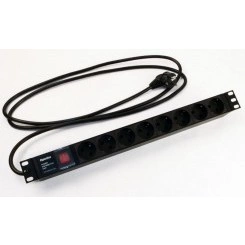 Блок розеток SHE19-8SH-S-2.5EU горизонт. 8 розеток Schuko выкл. 16А шнур 2.5м Hyperline 397034 Блок розеток SHE19-8SH-S-2.5EU горизонт. 8 розеток Schuko выкл. 16А шнур 2.5м Hyperline 397034