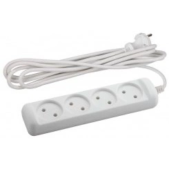 Удлинитель 4х3м без зазeмл. 10А IP20 U-4-3m ПВС 2х1 ЭРА Б0028362 Удлинитель 4х3м без зазeмл. 10А IP20 U-4-3m ПВС 2х1 ЭРА Б0028362