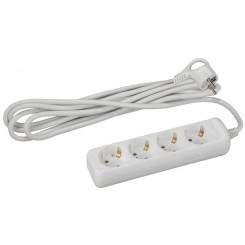 Удлинитель 4х3м с заземл. 16А IP20 U-4e-3m ПВС 3х1 ЭРА Б0028374 Удлинитель 4х3м с заземл. 16А IP20 U-4e-3m ПВС 3х1 ЭРА Б0028374