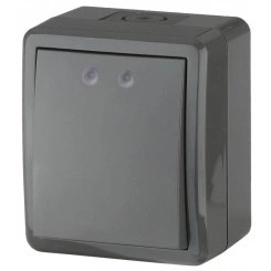 Выключатель 1-кл. ОП Эра Эксперт 10А IP54 11-1401-03 250В 10AX сер. Эра Б0020670 Выключатель 1-кл. ОП Эра Эксперт 10А IP54 11-1401-03 250В 10AX сер. Эра Б0020670