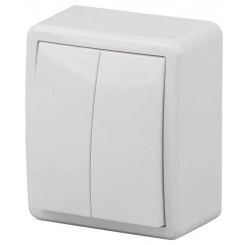 Выключатель 2-кл. ОП Эра Эксперт 10А IP20 11-1204-01 250В 10AX бел. Эра Б0020663 Выключатель 2-кл. ОП Эра Эксперт 10А IP20 11-1204-01 250В 10AX бел. Эра Б0020663