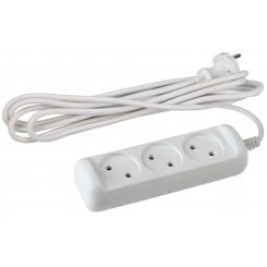 Удлинитель 3х3м без зазeмл. 10А IP20 U-3-3m ПВС 2х1 ЭРА Б0028355 Удлинитель 3х3м без зазeмл. 10А IP20 U-3-3m ПВС 2х1 ЭРА Б0028355