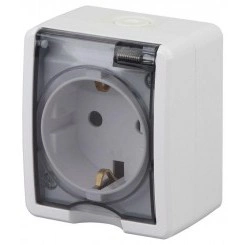 Розетка 1-м ОП Эра Эксперт 11-2401-01 16А IP54 16AX 250В 2P+E бел. Эра Б0020712 Розетка 1-м ОП Эра Эксперт 11-2401-01 16А IP54 16AX 250В 2P+E бел. Эра Б0020712